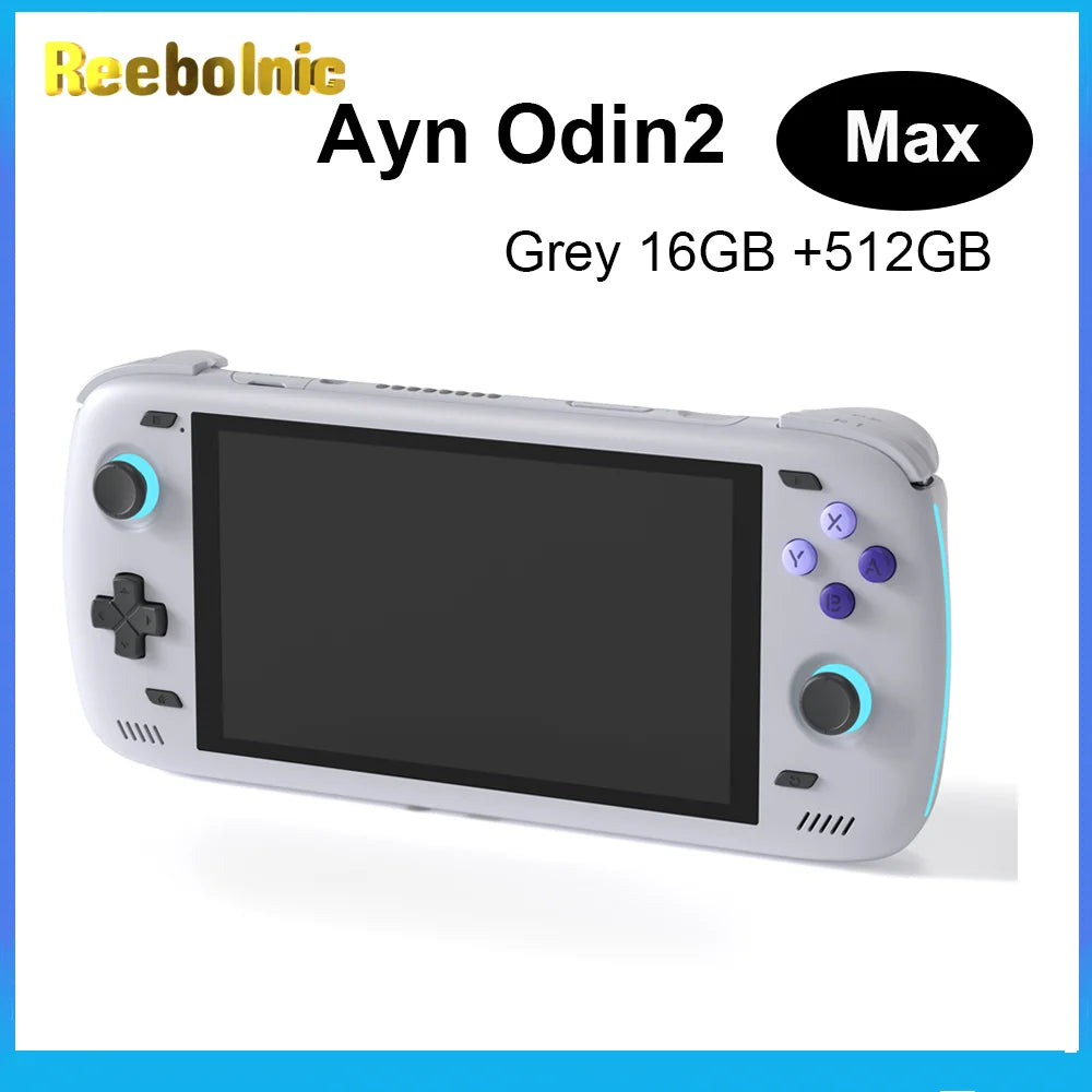 Ayn Odin 2 Pro Upgraded Version 6" IPS Screen Handheld Game Player Android13 16G 512G Wifi Bluetooth Portable Console 8000Mah