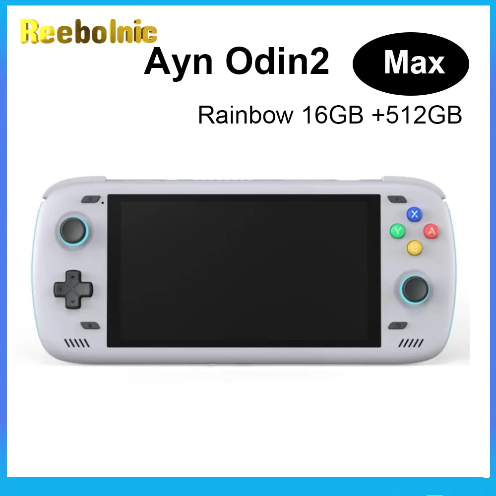 Ayn Odin 2 Pro Upgraded Version 6" IPS Screen Handheld Game Player Android13 16G 512G Wifi Bluetooth Portable Console 8000Mah