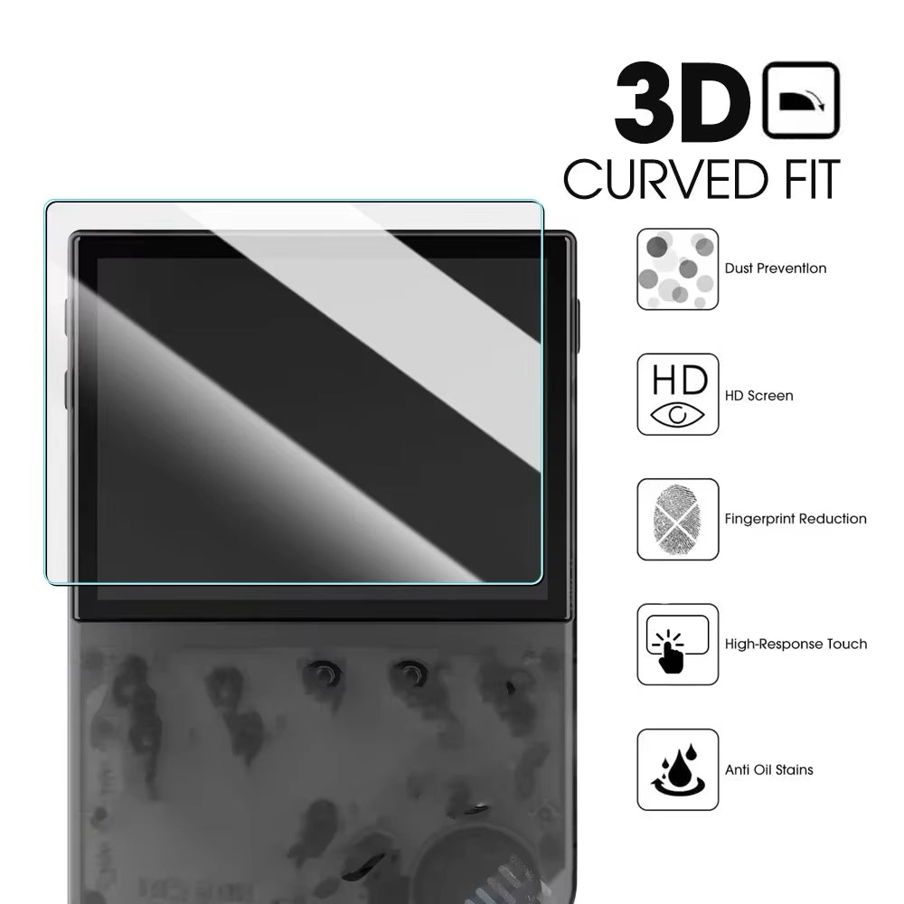 Screen Protectors for R36S RGB20S R35S Game Console HD Tempered Glass for R36S R36Plus R36MAX R36Pro Glass Protective Cover Film