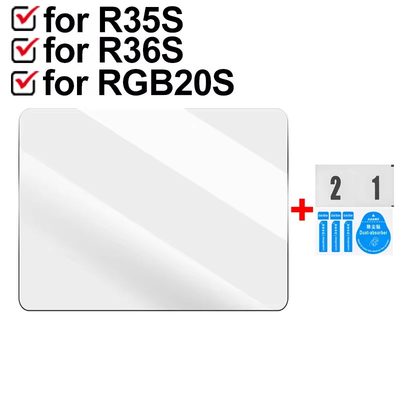 Screen Protectors for R36S RGB20S R35S Game Console HD Tempered Glass for R36S R36Plus R36MAX R36Pro Glass Protective Cover Film