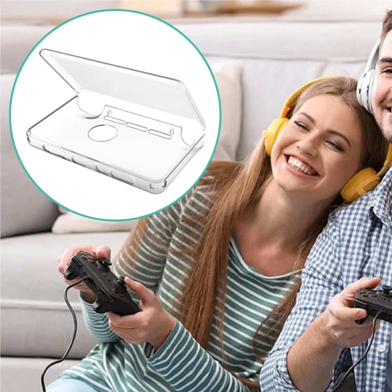Transparent TPU Protective Case for AYN THOR Shell Clear Case Cover Full Protection Game Console Accessories