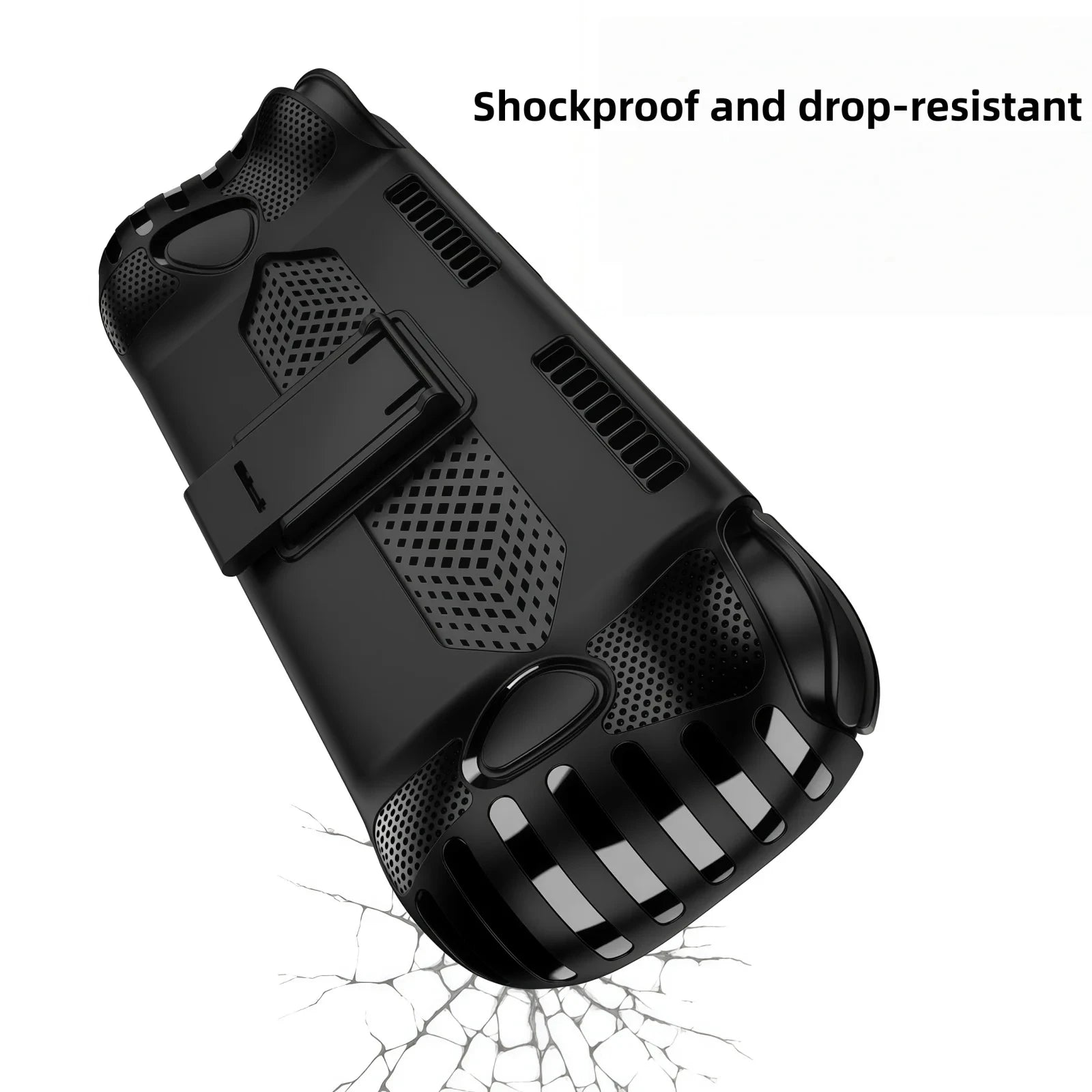 For AYN Odin 3 Game Console Case with Kickstand Anti-Slip Grips for TPU Handheld Game Host Soft Shell Protective Cover