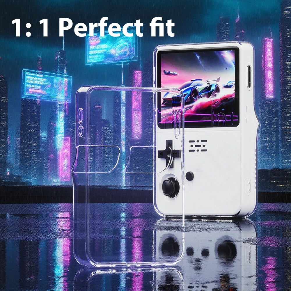 Transparent Protective Case for ANBERNIC R36S Handheld Game Console Drop-Proof TPU Soft Shell Cover for R36S Gaming Accessories