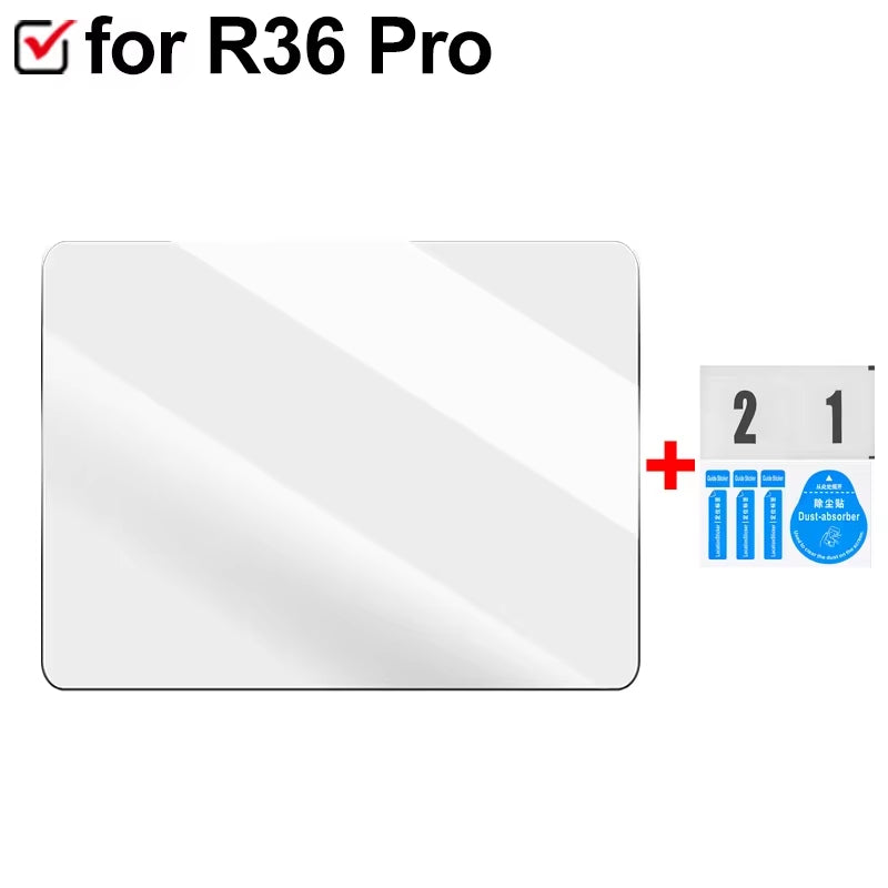 Screen Protectors for R36S RGB20S R35S Game Console HD Tempered Glass for R36S R36Plus R36MAX R36Pro Glass Protective Cover Film