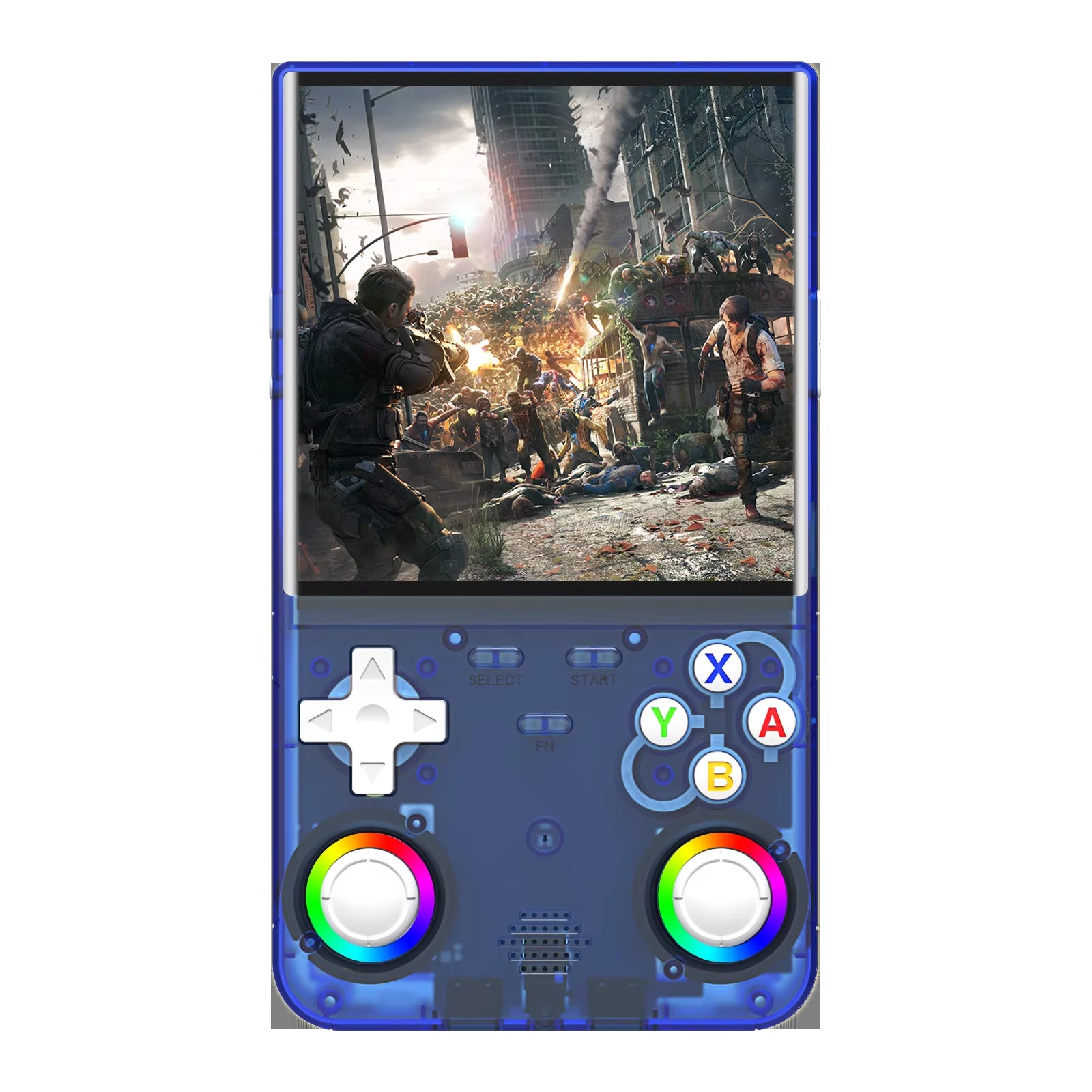 4 Inch R36 Ultra Retro Gaming Handheld Console with IPS Display 720*720 Open Source System Built-In Wifi Kids Gift