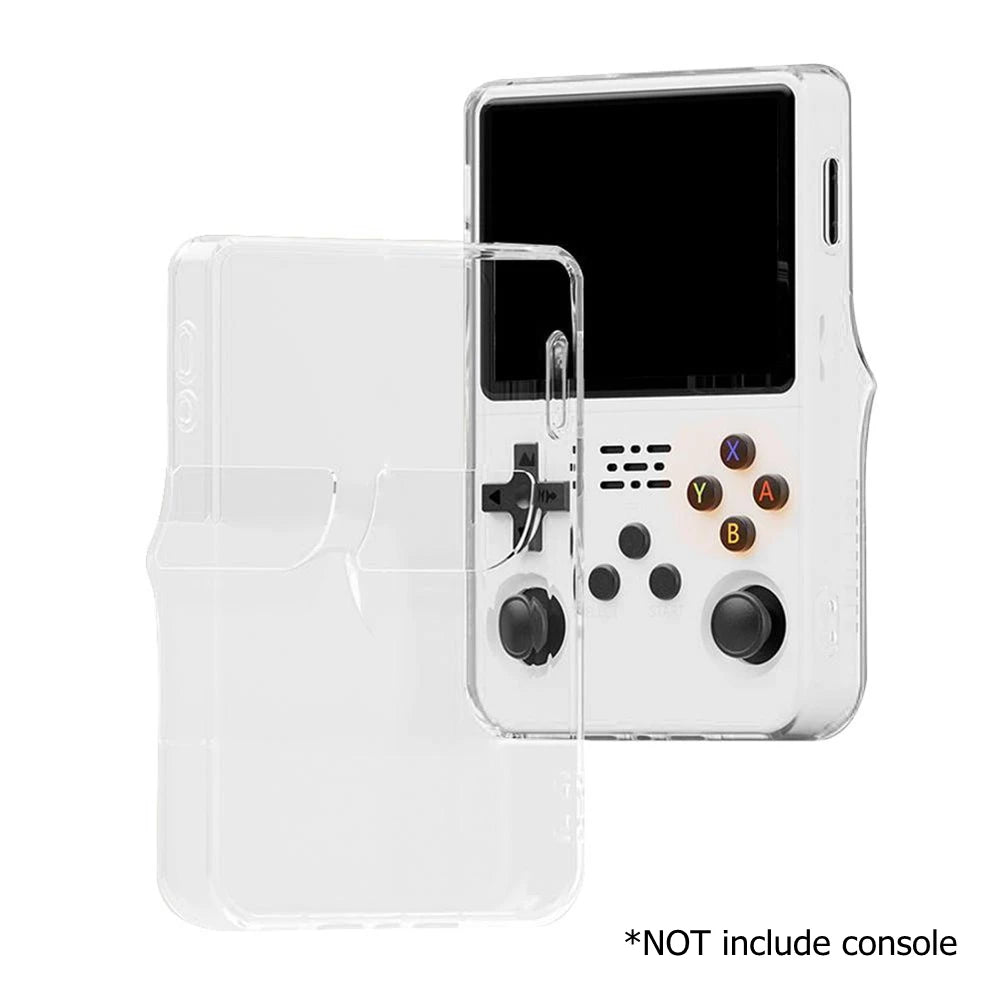 Transparent Protective Case for ANBERNIC R36S Handheld Game Console Drop-Proof TPU Soft Shell Cover for R36S Gaming Accessories
