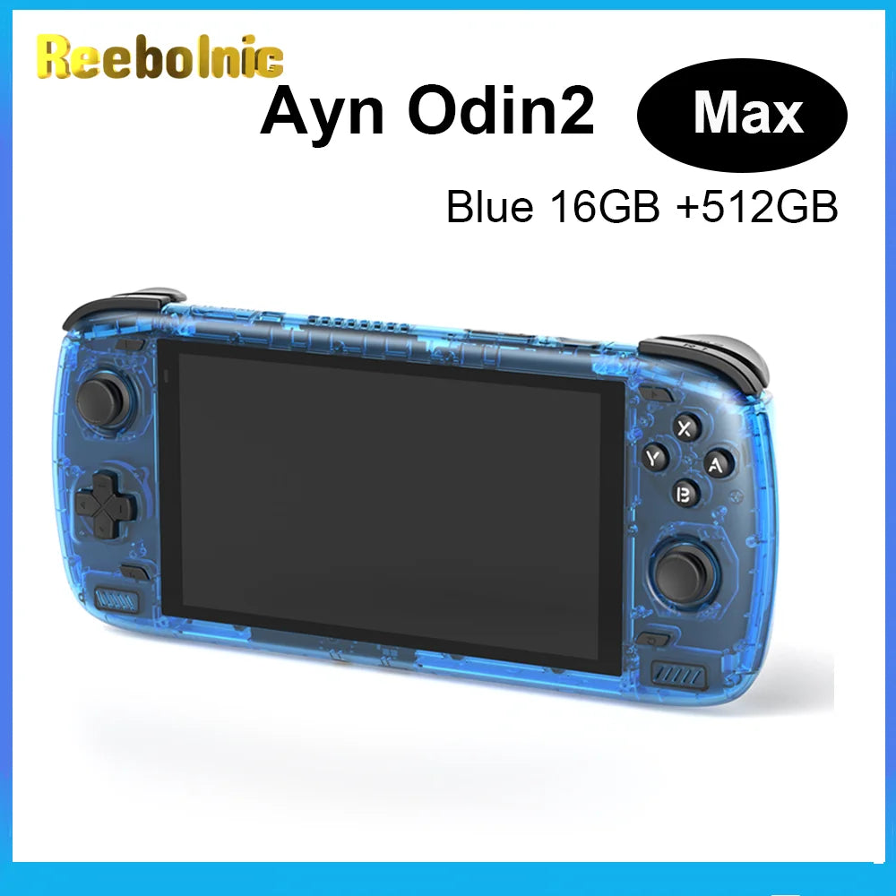 Ayn Odin 2 Pro Upgraded Version 6" IPS Screen Handheld Game Player Android13 16G 512G Wifi Bluetooth Portable Console 8000Mah