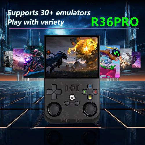2025 R36 Pro 720*720 Resolution Hand Held Game Console TV Classic Portable R36S Handheld Retro Game Console R36S 128Gb