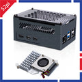 Raspberry Pi 5 Case with Raspeberry Pi Offical Cooling Fan Raspberry Pi 5 Aluminum Case with Cooling Fan