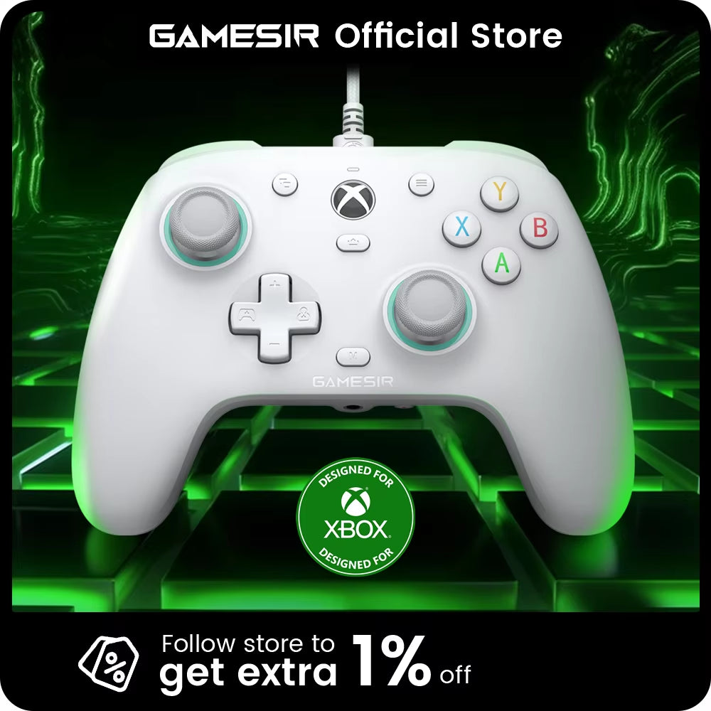 Gamesir G7 SE Xbox Gaming Controller Wired Gamepad for Xbox Series X, Xbox Series S, Xbox One, with  Effect Joystick