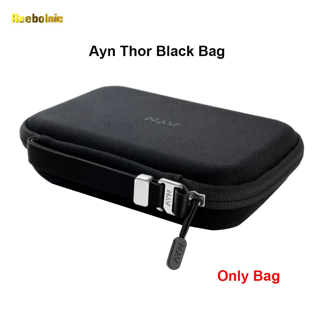 Ayn Thor TPU Shell and Black Bag for Dual Screen Flip Game Console AYN THOR Official Accessories Storage Bag Portable