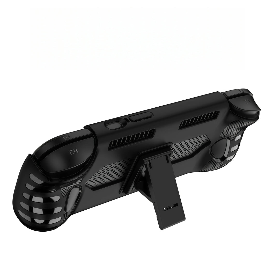 For AYN Odin 3 Game Console Case with Kickstand Anti-Slip Grips for TPU Handheld Game Host Soft Shell Protective Cover