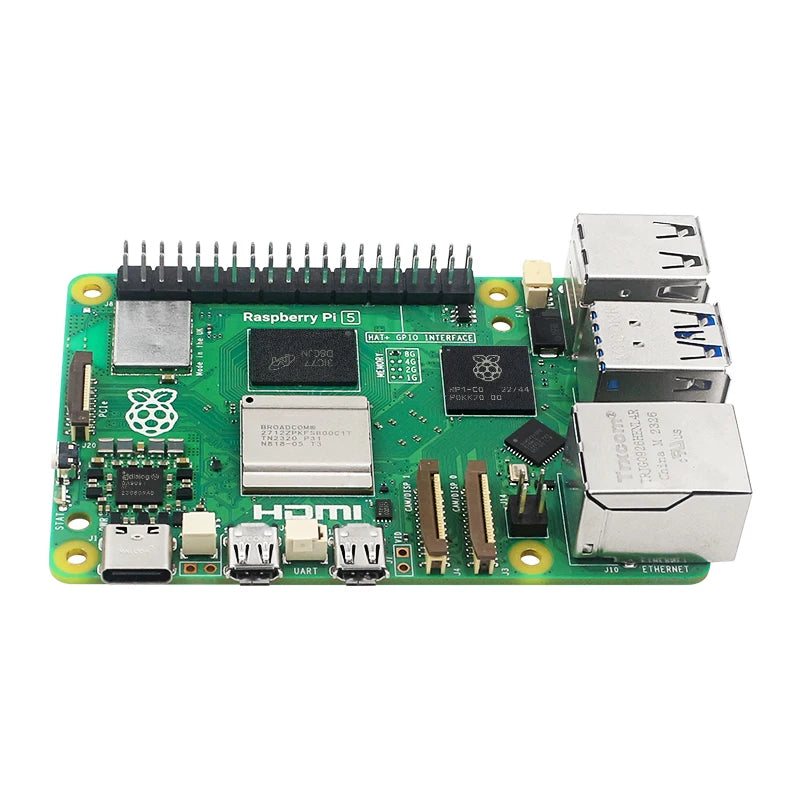 Official Raspberry Pi 5 16GB 8GB 4GB RAM BCM2712 Cortex-A76 2.4Ghz LPDDR4X-4267 Pcie 2.0 RTC Optional Case Power Supply for Rpi5