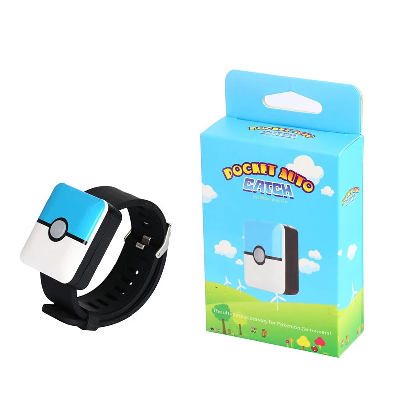 Catch Bracelet for Pokemon Go plus Bluetooth Rechargeable Square Bracelet Wristband for Android IOS