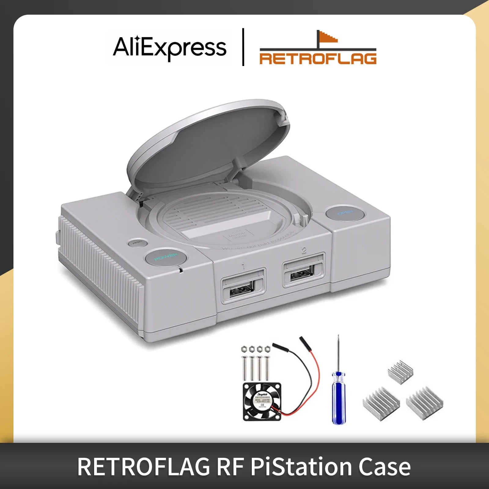 Pistation Case for Raspberry Pi 4 Modelb  Pspi Case Compatible with Raspberry Pi 4 Game Case Accessories