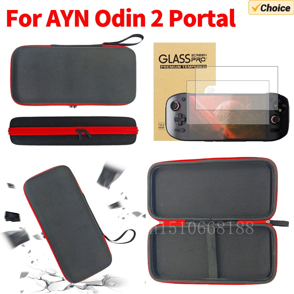 Carrying Case for AYN Odin 2 Portal Portable Storage Bag Anti-Scratch Storage Case for AYN Odin 2 Portal Handheld Game Console