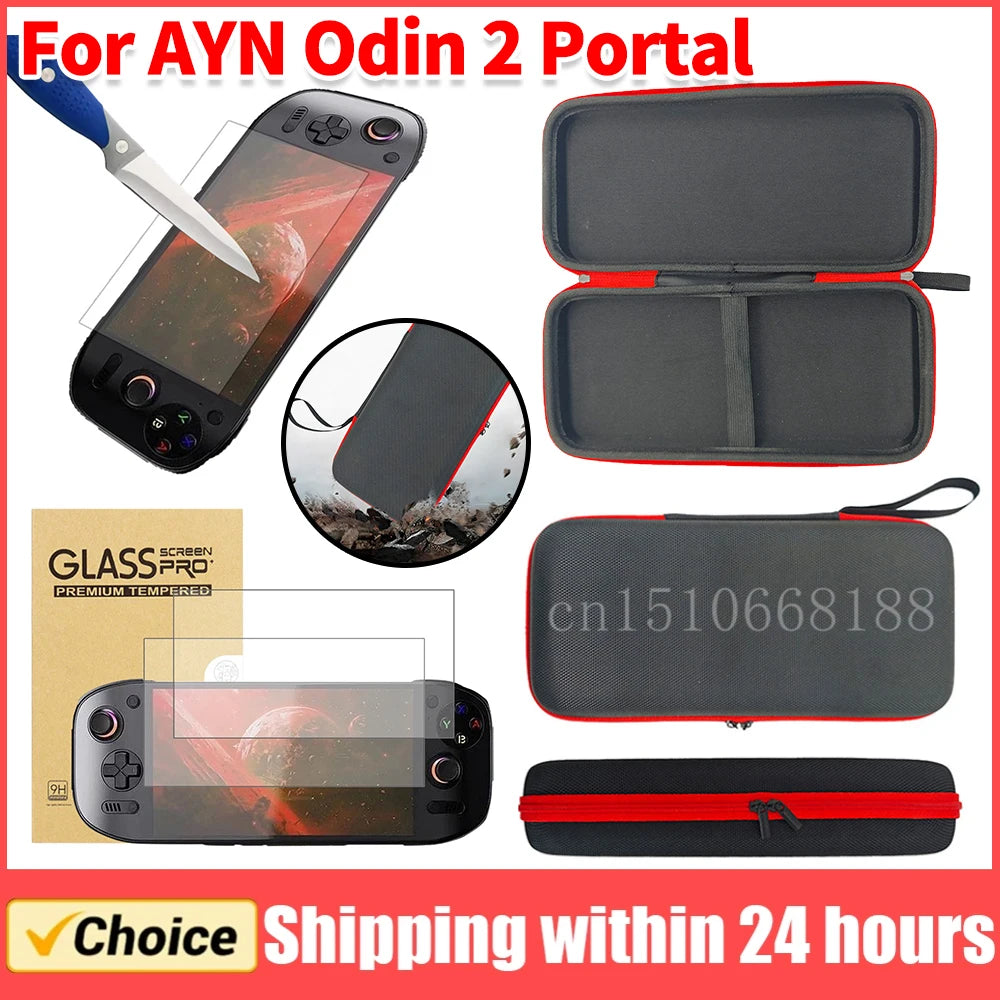 Carrying Case for AYN Odin 2 Portal Portable Storage Bag Anti-Scratch Storage Case for AYN Odin 2 Portal Handheld Game Console