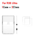 TOFON Protective Case for R36 Ultra Game Console Silicone Protective Cover Anti-Scratch Storage Screen Protection Film Accessori