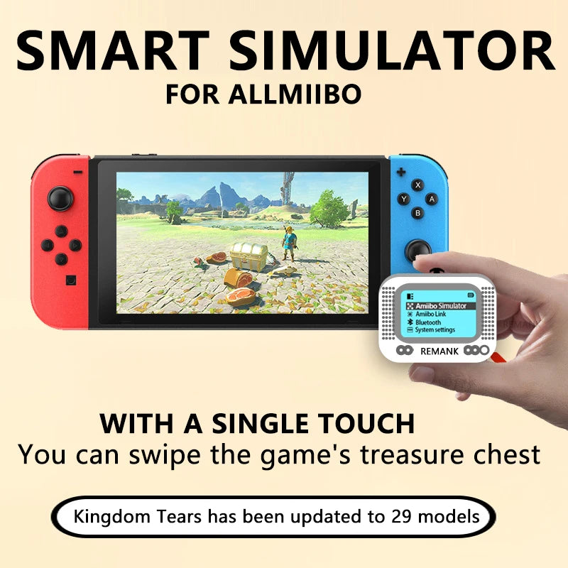 for Pixl Amiibo Emulator NFC Infinite Swipe Simulator for Amiibo Emulator for Switch/Switch 2 Wii 3DS Game Accesories