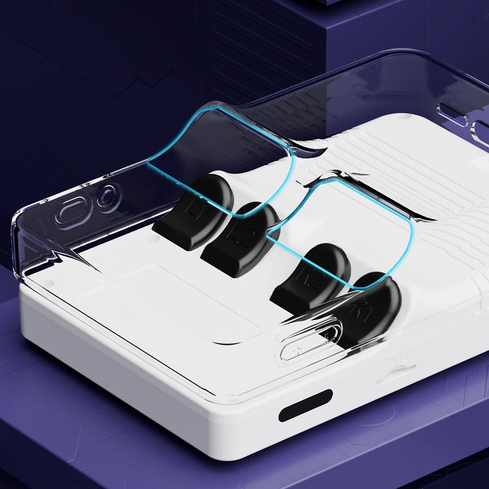 Transparent Protective Case for ANBERNIC R36S Handheld Game Console Drop-Proof TPU Soft Shell Cover for R36S Gaming Accessories