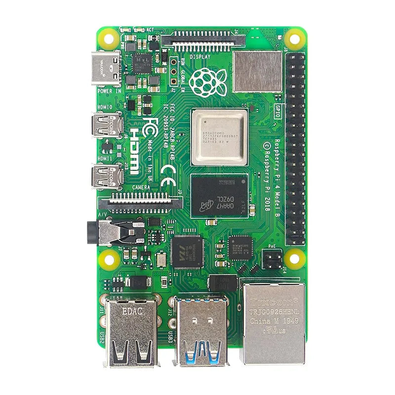 Raspberry Pi 4 Model B 1 2 4 8 GB RAM Cortex-A72 ARM V8 64-Bit Soc 1.5Ghz Gigabit Ethernet Wifi BLE 4K Video Rpi 4B Pi4